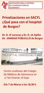 privatizaciones en sacyl