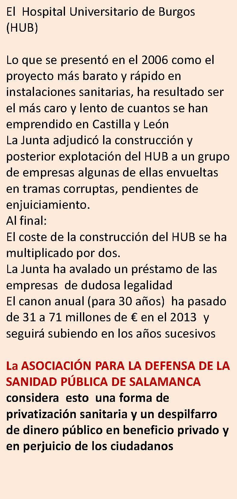 privatizaciones en sacyl